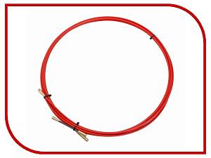 Rexant 47-1005 Протяжка кабельная (мини УЗК в бухте),стеклопруток d=3,5мм 5м-Красная