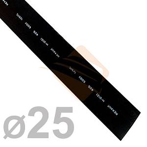 Rexant 22-5008 Трубка термоусаживаемая 25.0/12.5мм 1м черная