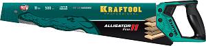 KRAFTOOL Alligator Fine 11, 500 мм, ножовка для точного реза (15203-50)