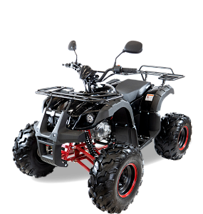 Квадроцикл MOTAX ATV Grizlik-7 125 cc Черный (красная рама)
