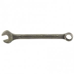 Ключ комбинированный, 12 мм, CrV, фосфатированный, ГОСТ 16983 Сибртех